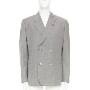 Versace Wool Houndstooth Blazer